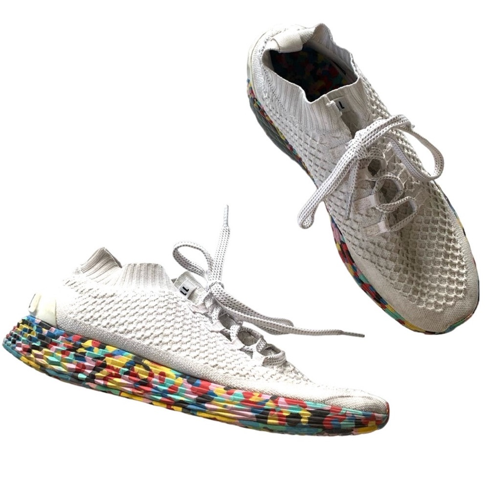 Nobull Aspire Sneakers Knit Runners in Wild White               Men’s size 13